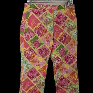 Women's Lilly Pulitzer Patchwork Floral Pants -